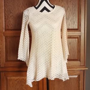 Brittany Black Cream Blouse